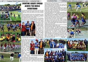 Sporting Greats Spread Across the whole Overstrand